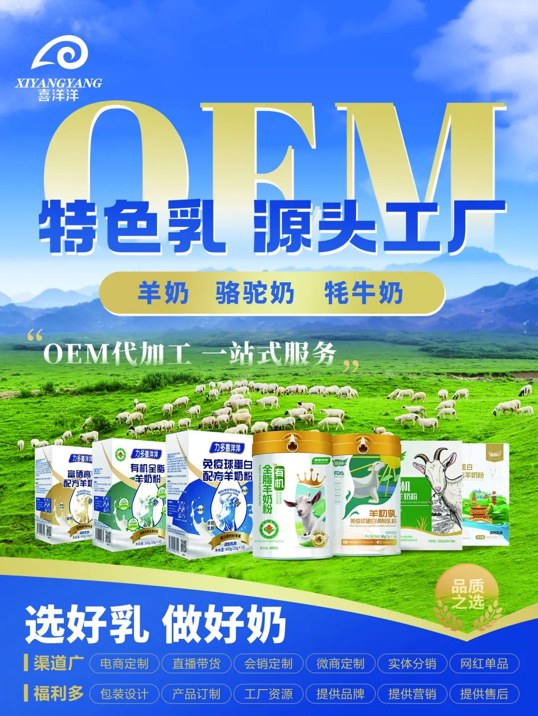 喜洋洋：匠心羊奶粉，守护每个家庭的营养健康！