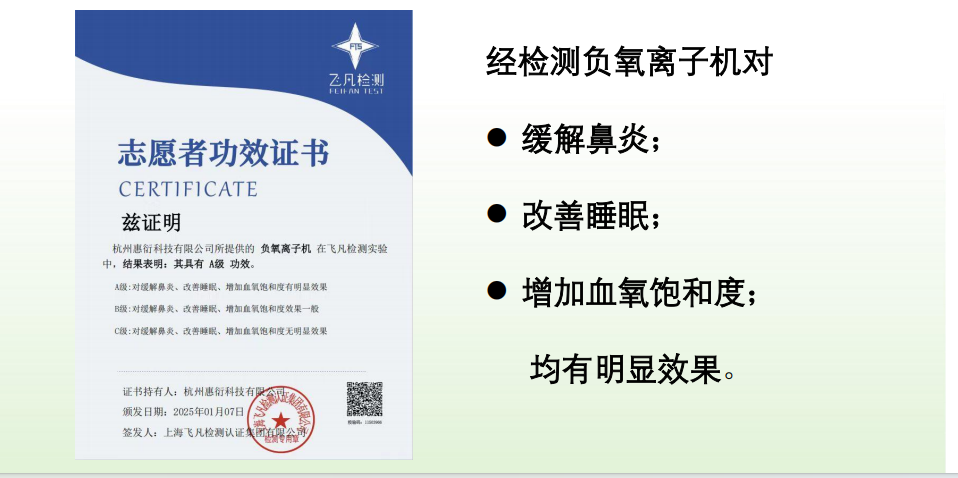 【重点展商】惠衍负氧离子机：高浓度负氧离子释放，畅销森林级清新呼吸！