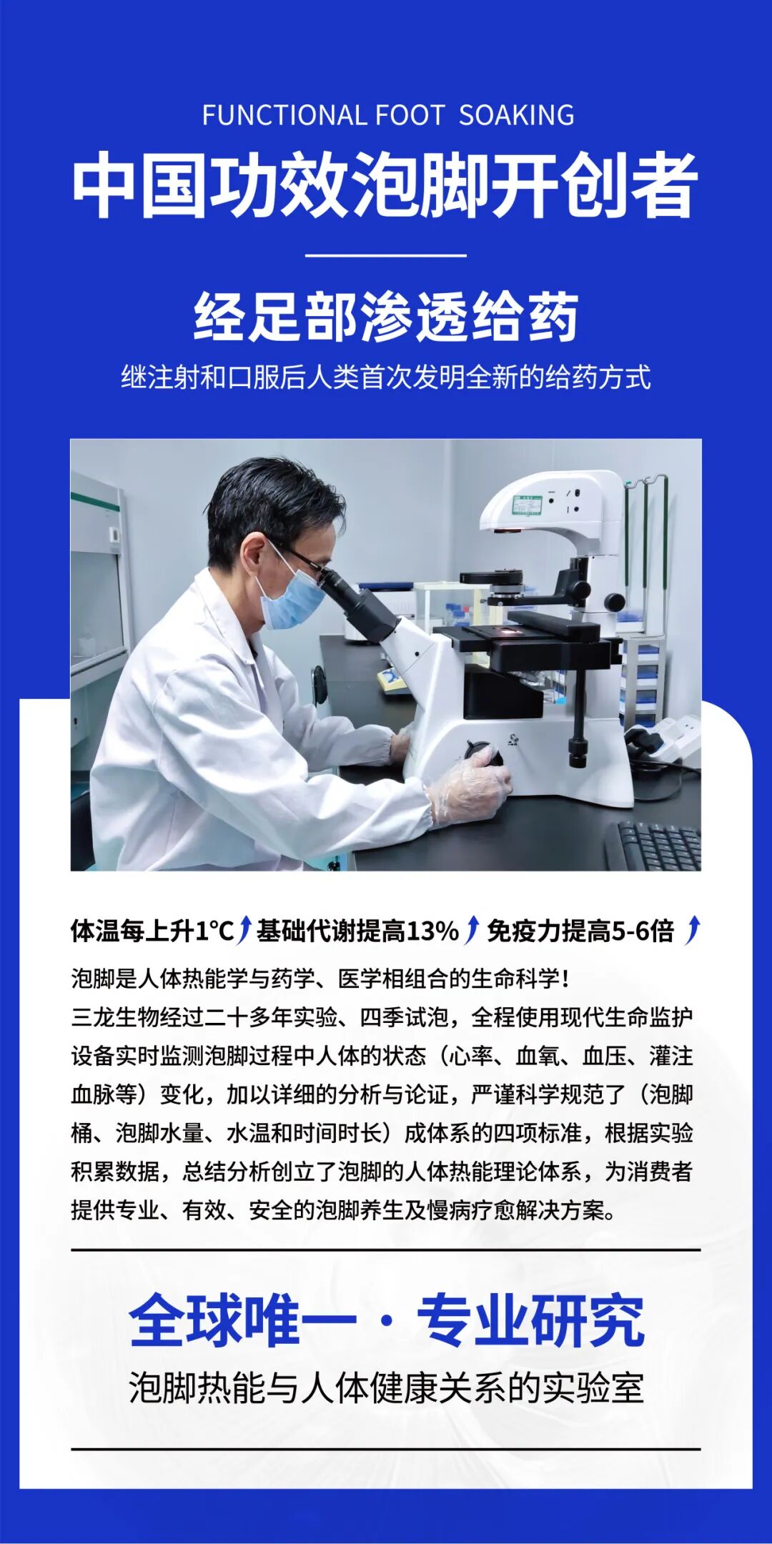 【重点展商】经足部渗透给药，中国功效泡脚开创者——三龙生物
